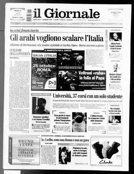 Il giornale : quotidiano del mattino